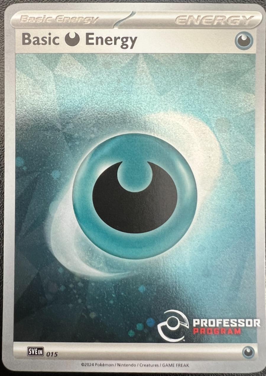 Scarlet & Violet Energy Basic Darkness Energy [Cosmos-Holo] Pokémon card